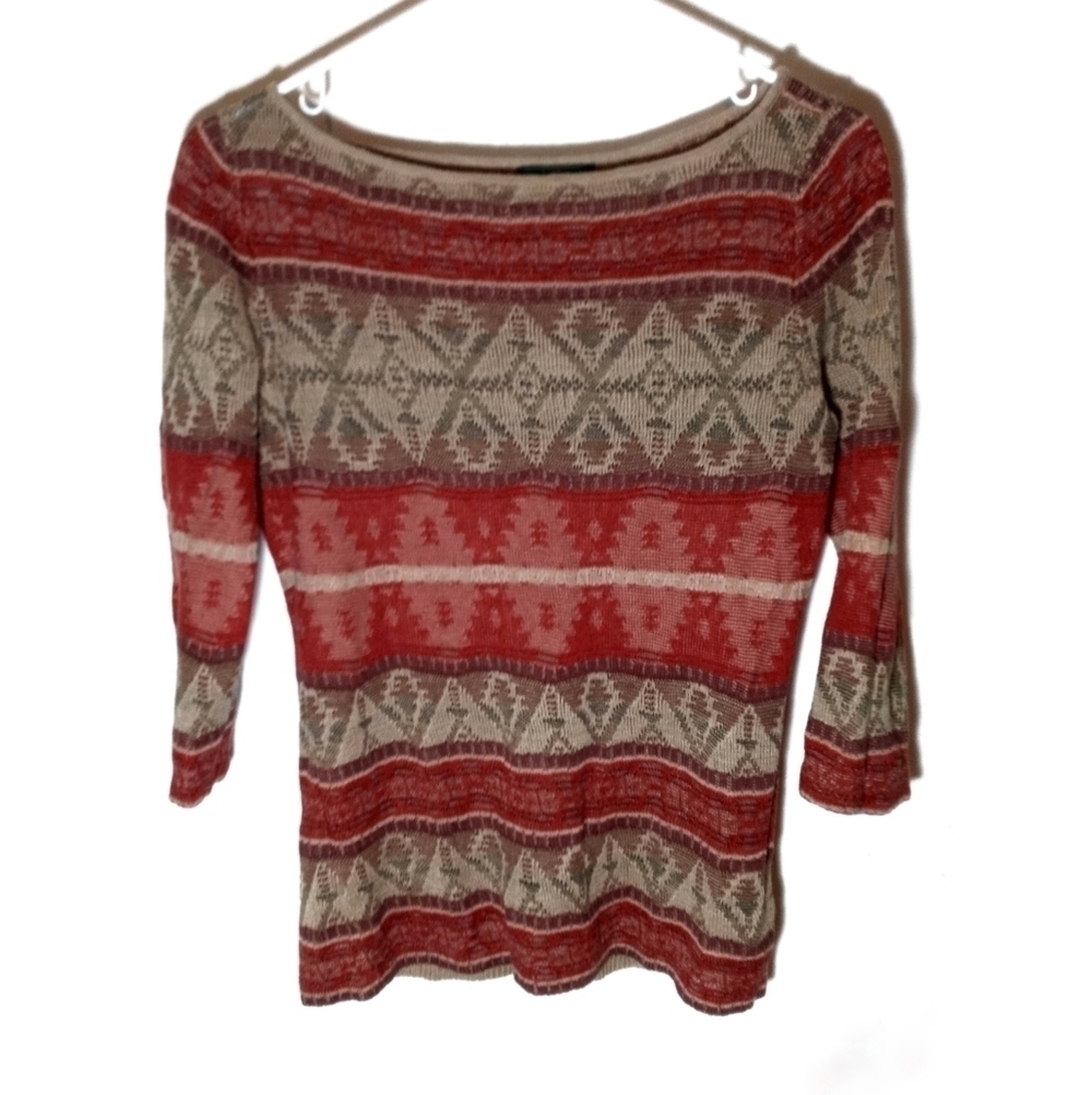 Lauren Jeans Co. Linen Blend Top